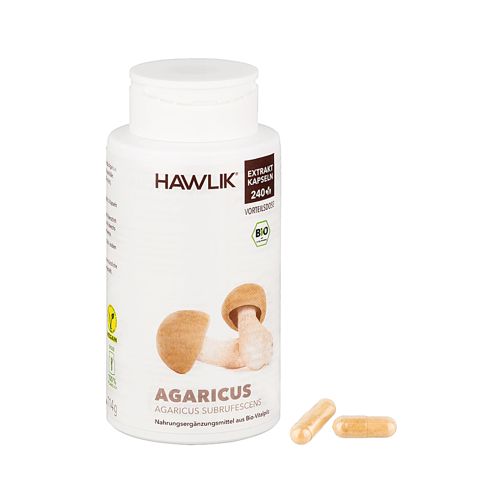HAWLIK BIO Agaricus Extrakt Kapseln