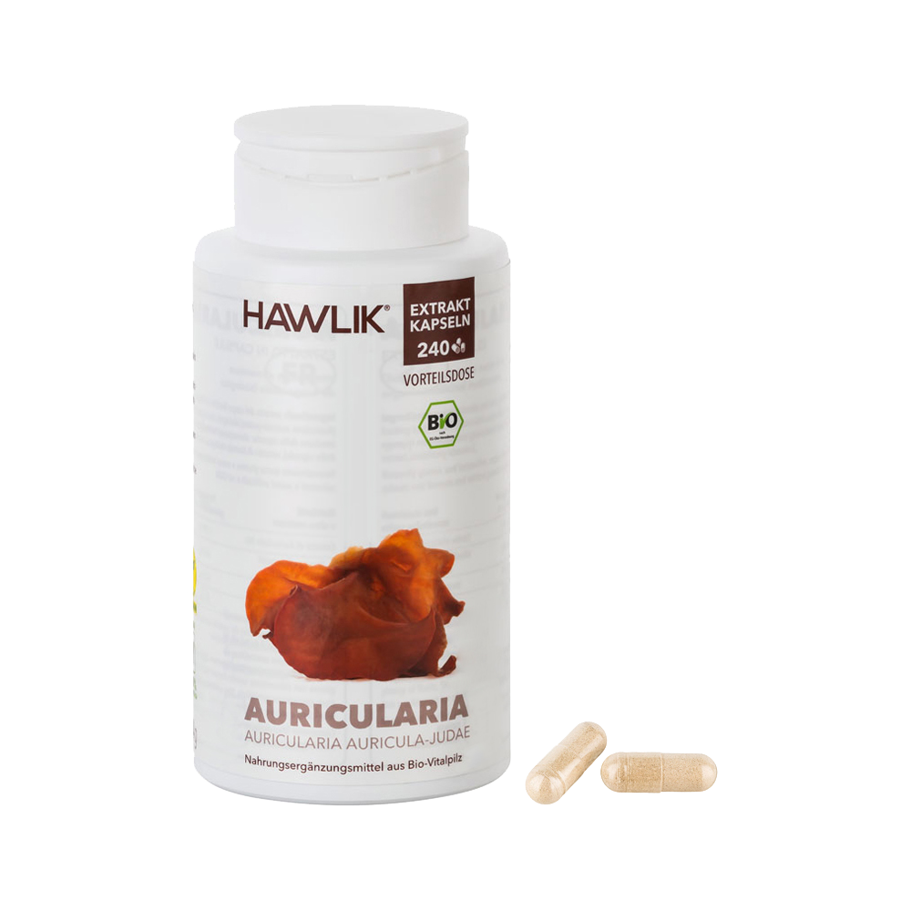 HAWLIK BIO Auricularia Extrakt Kapseln