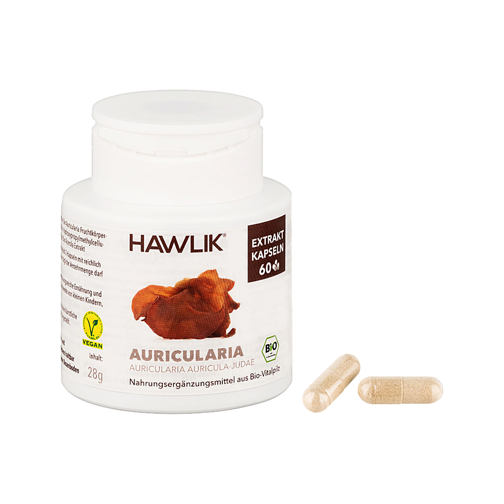 HAWLIK BIO Auricularia Extrakt Kapseln