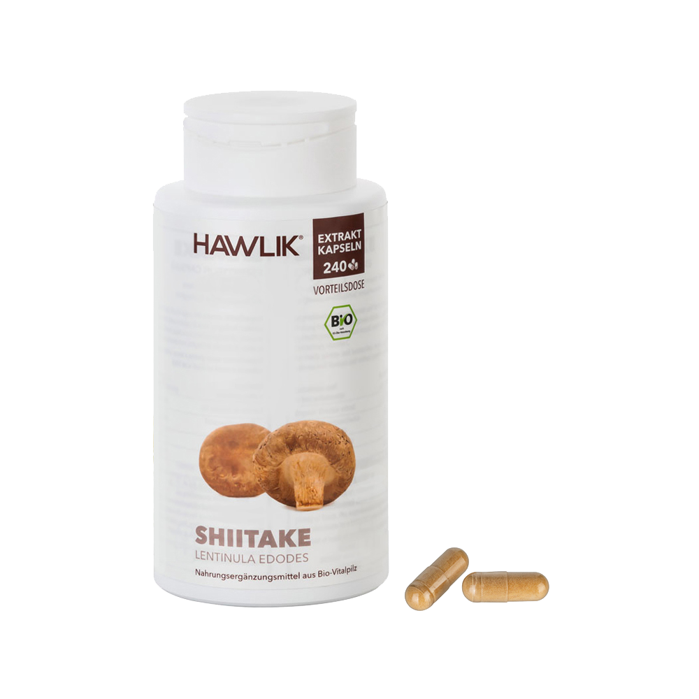 HAWLIK BIO Shiitake Extrakt Kapseln