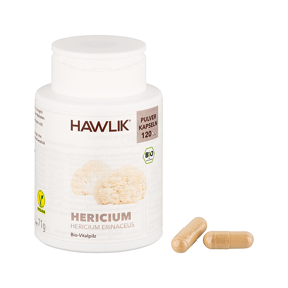 HAWLIK BIO Hericium Pulver Kapseln