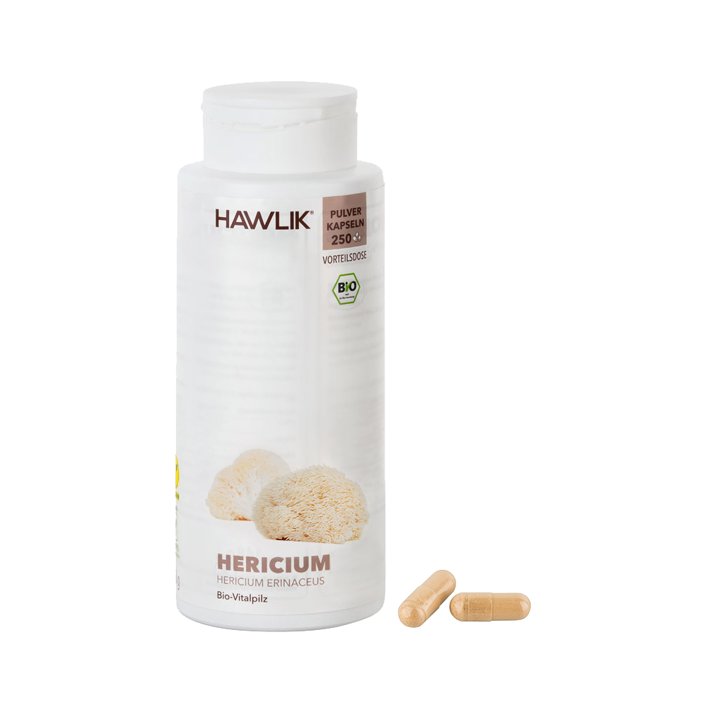 HAWLIK BIO Hericium Pulver Kapseln