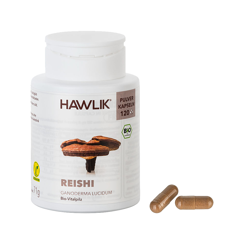 HAWLIK BIO Reishi Pulver Kapseln