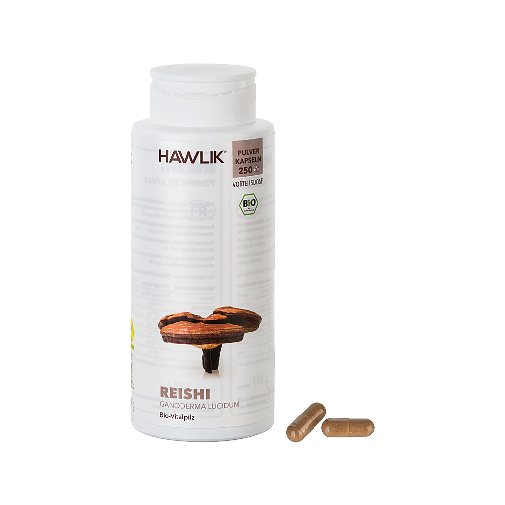 HAWLIK BIO Reishi Pulver Kapseln