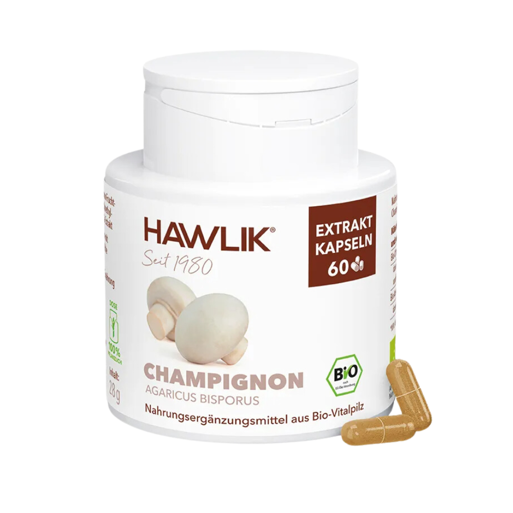 HAWLIK Bio Champignon Extrakt Kapseln