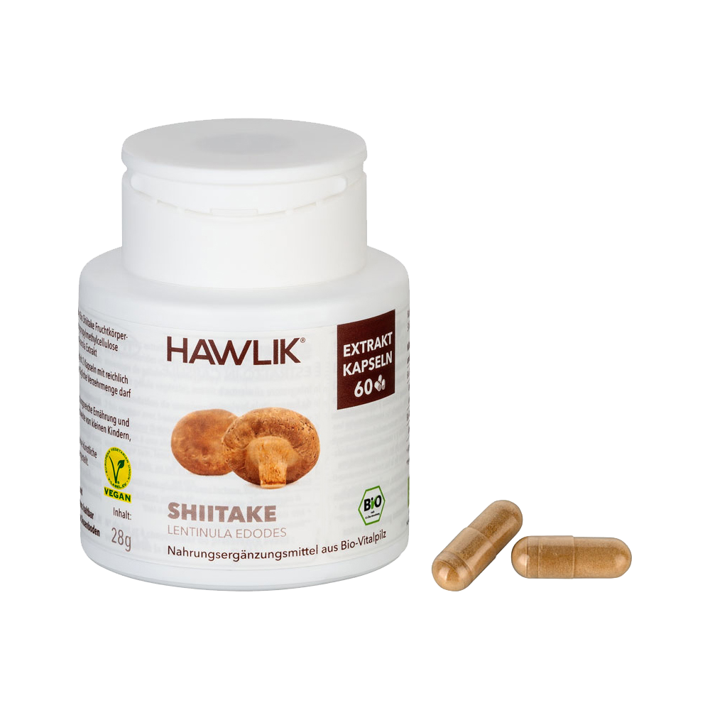 HAWLIK BIO Shiitake Extrakt Kapseln