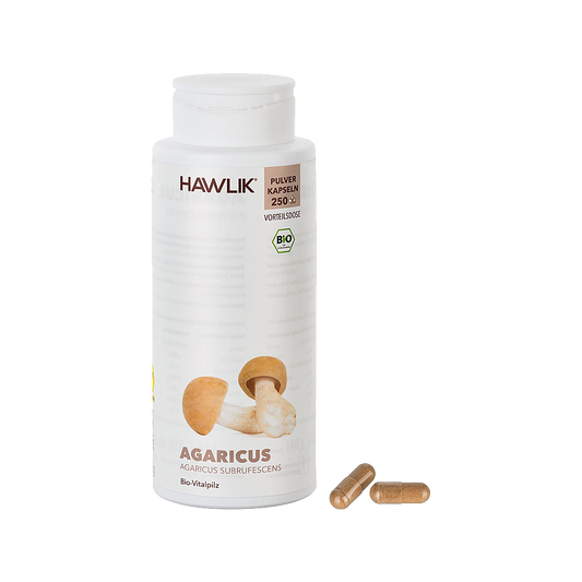HAWLIK BIO Agaricus Pulver Kapseln