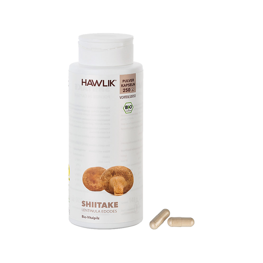 HAWLIK BIO Shiitake Pulver Kapseln